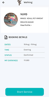 Walking Start Service