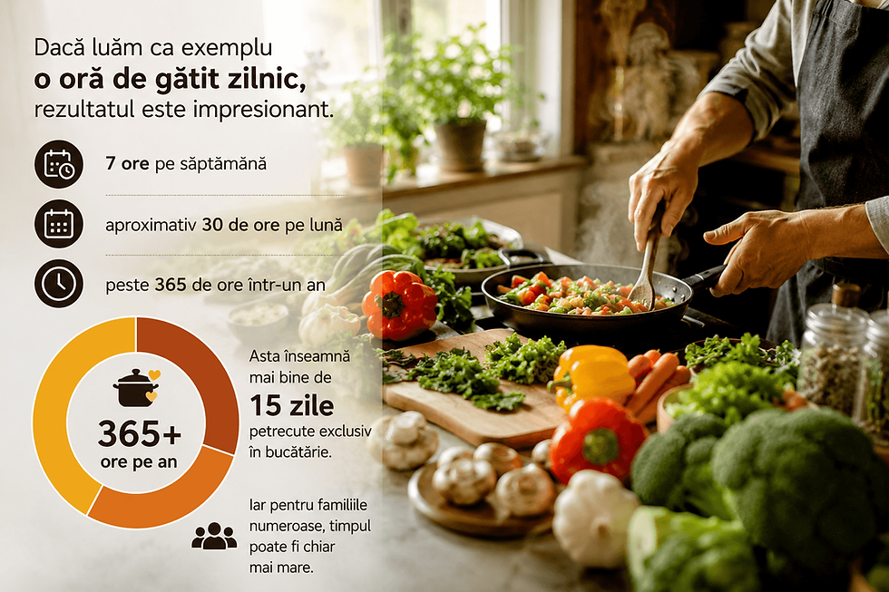 Gătești zilnic? Iată cât timp ai putea economisi