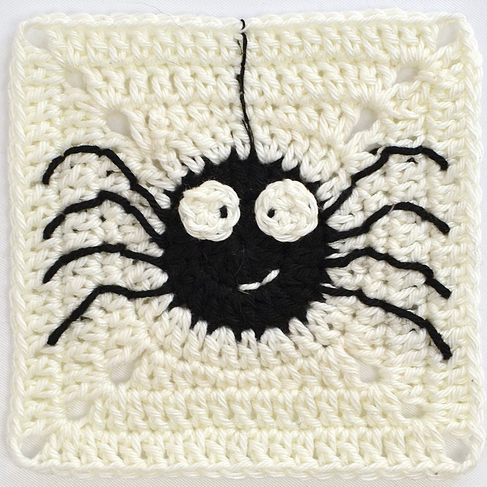 Carré au crochet
