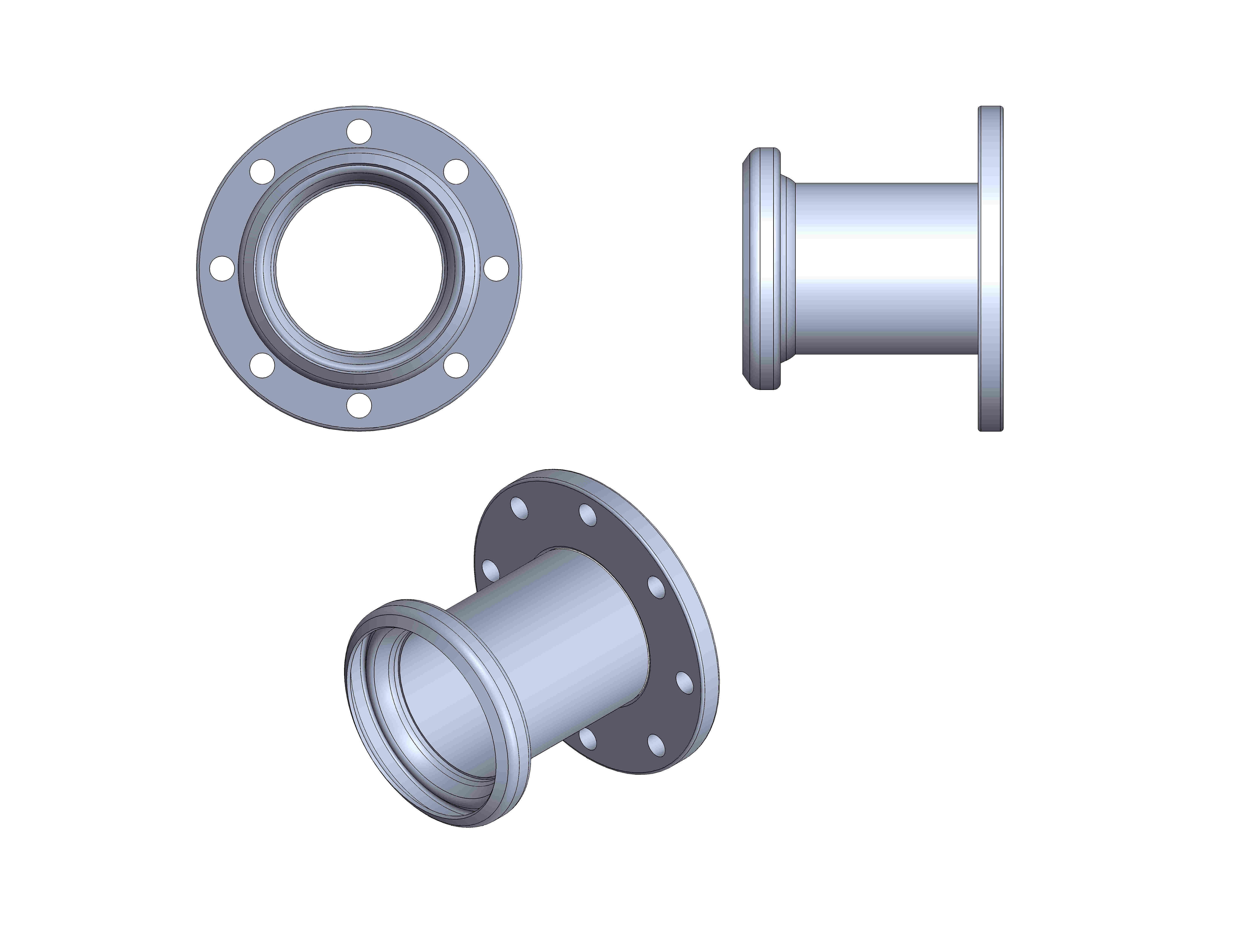 Bauer Type Female with Flange PN16