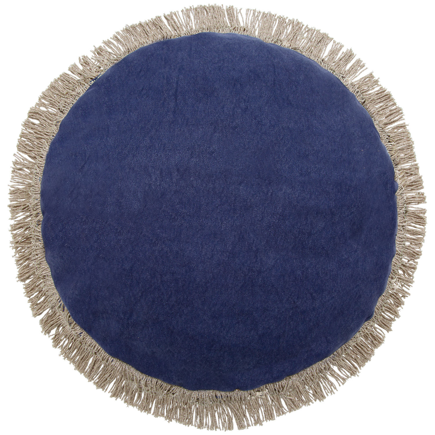 Cojín redondo DURRELL azul