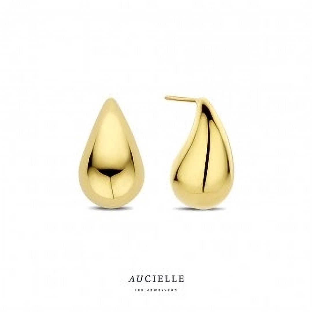 Boucles d'oreilles en or jaune 18Kt Aucielle