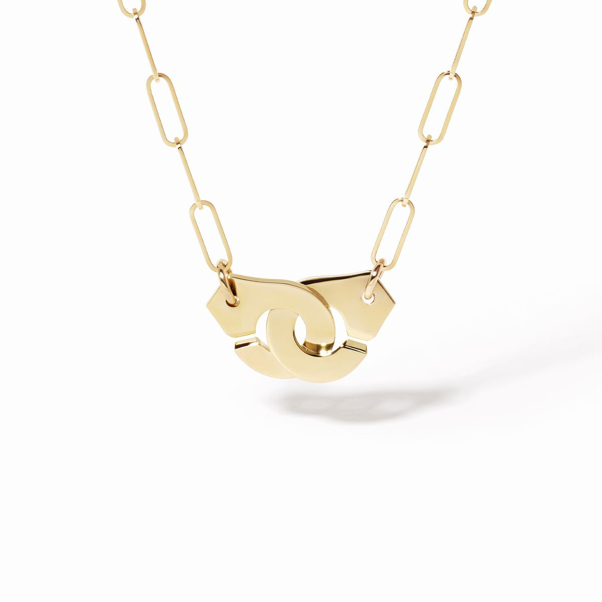 Collier Menottes en or jaune 18Kt et diamants Dinh Van