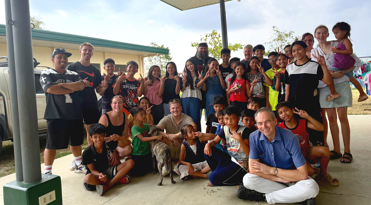 Hope team and children