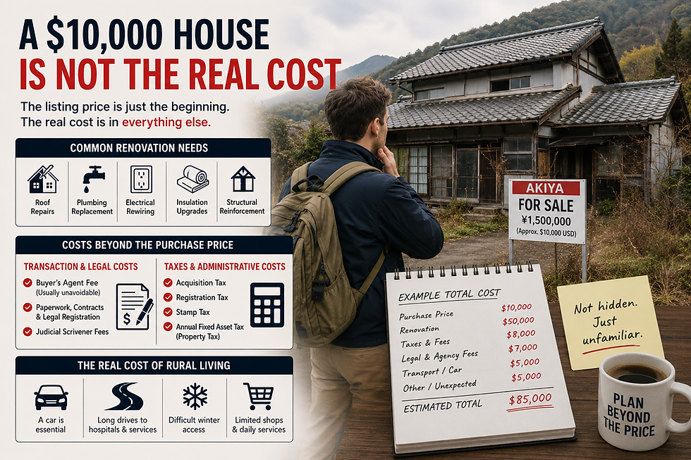 The Real Cost of Buying an Akiya in Japan