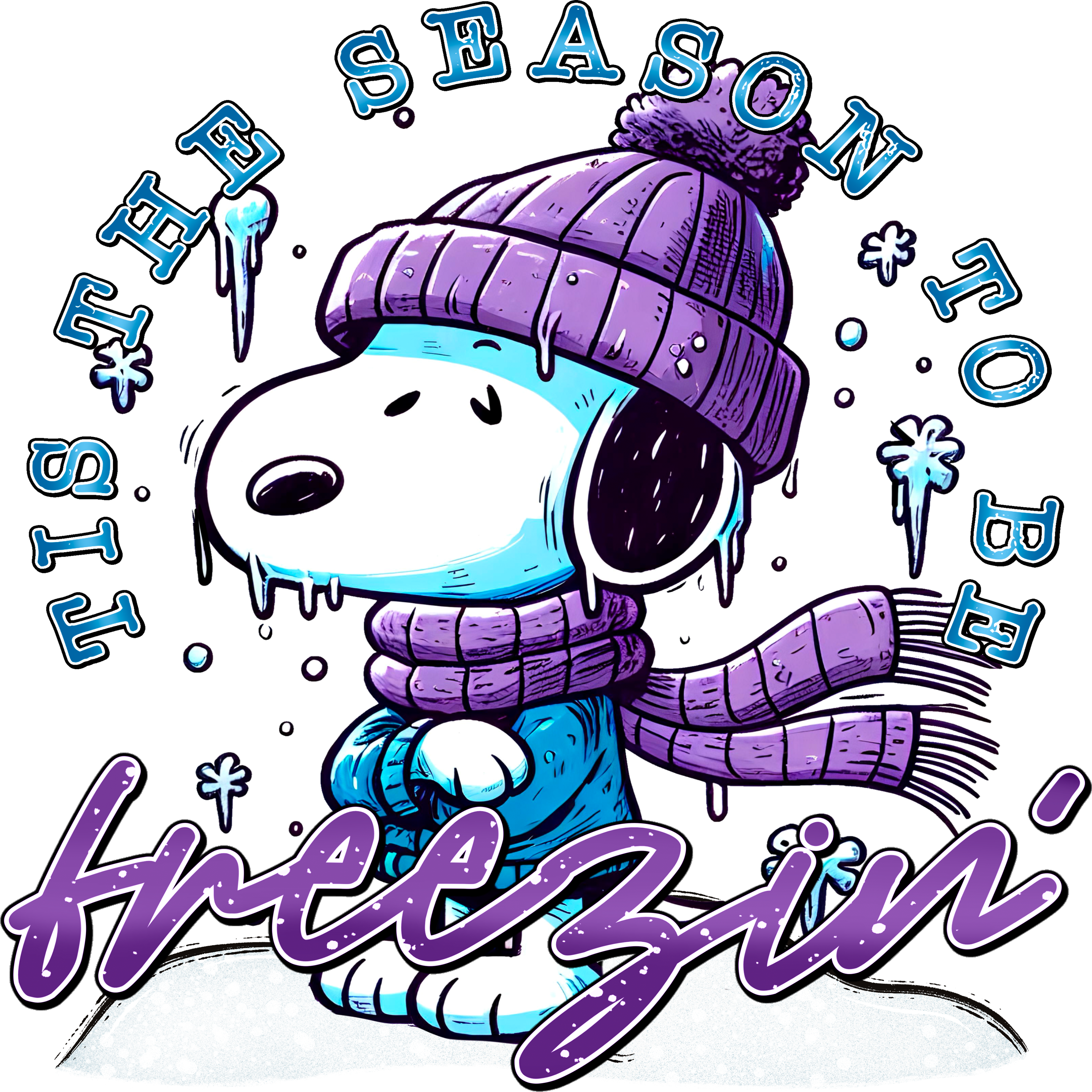 12831 Freezin Snoopy