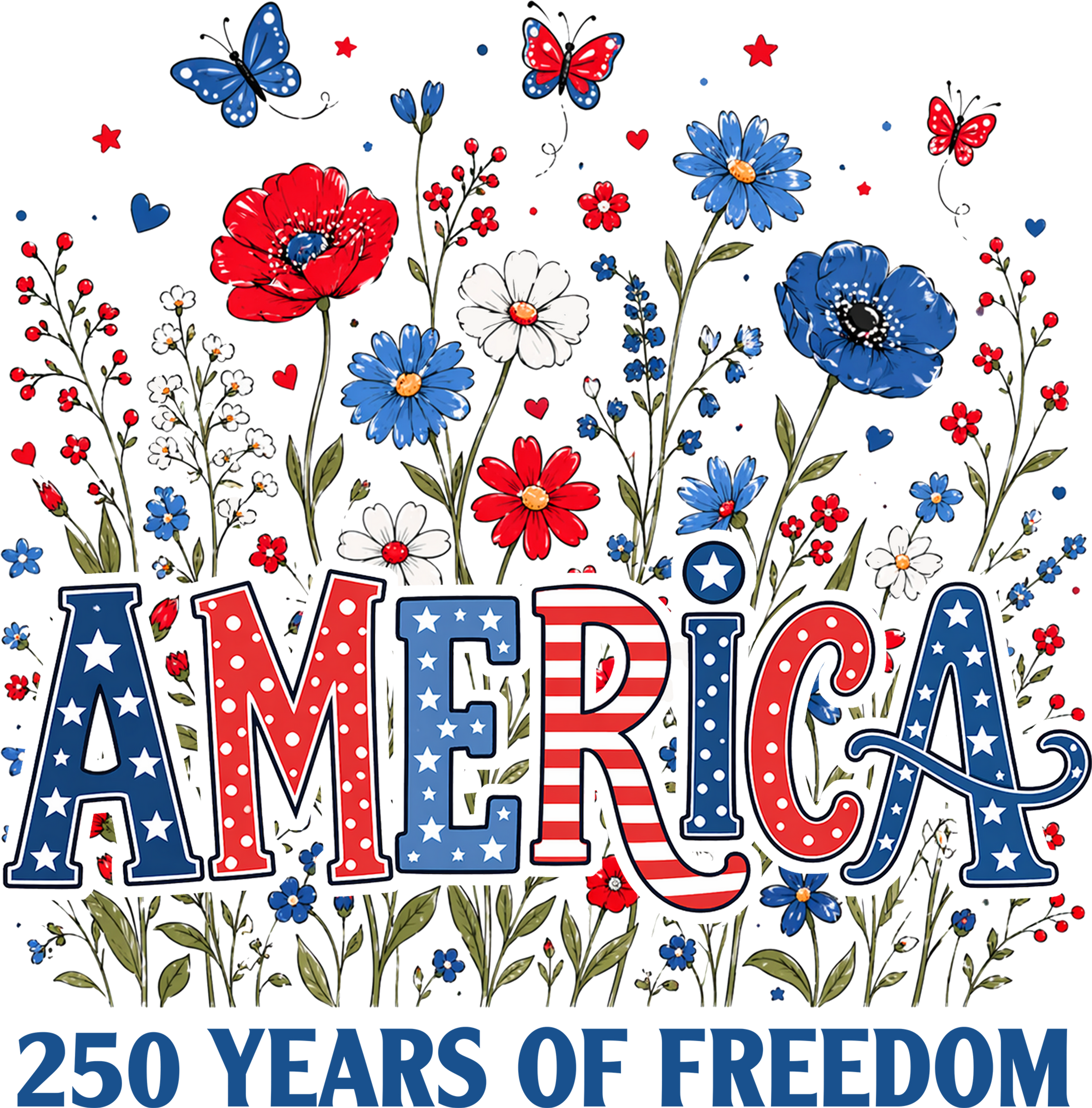 13773 America Flowers