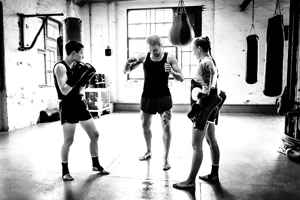 Boxing Training Session