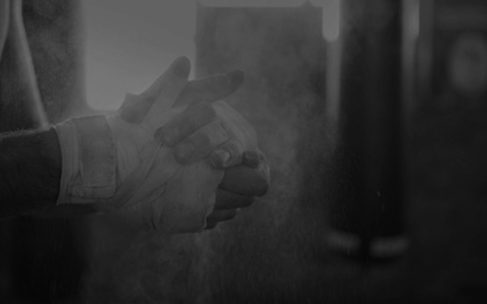 Boxer's Hands Preparing