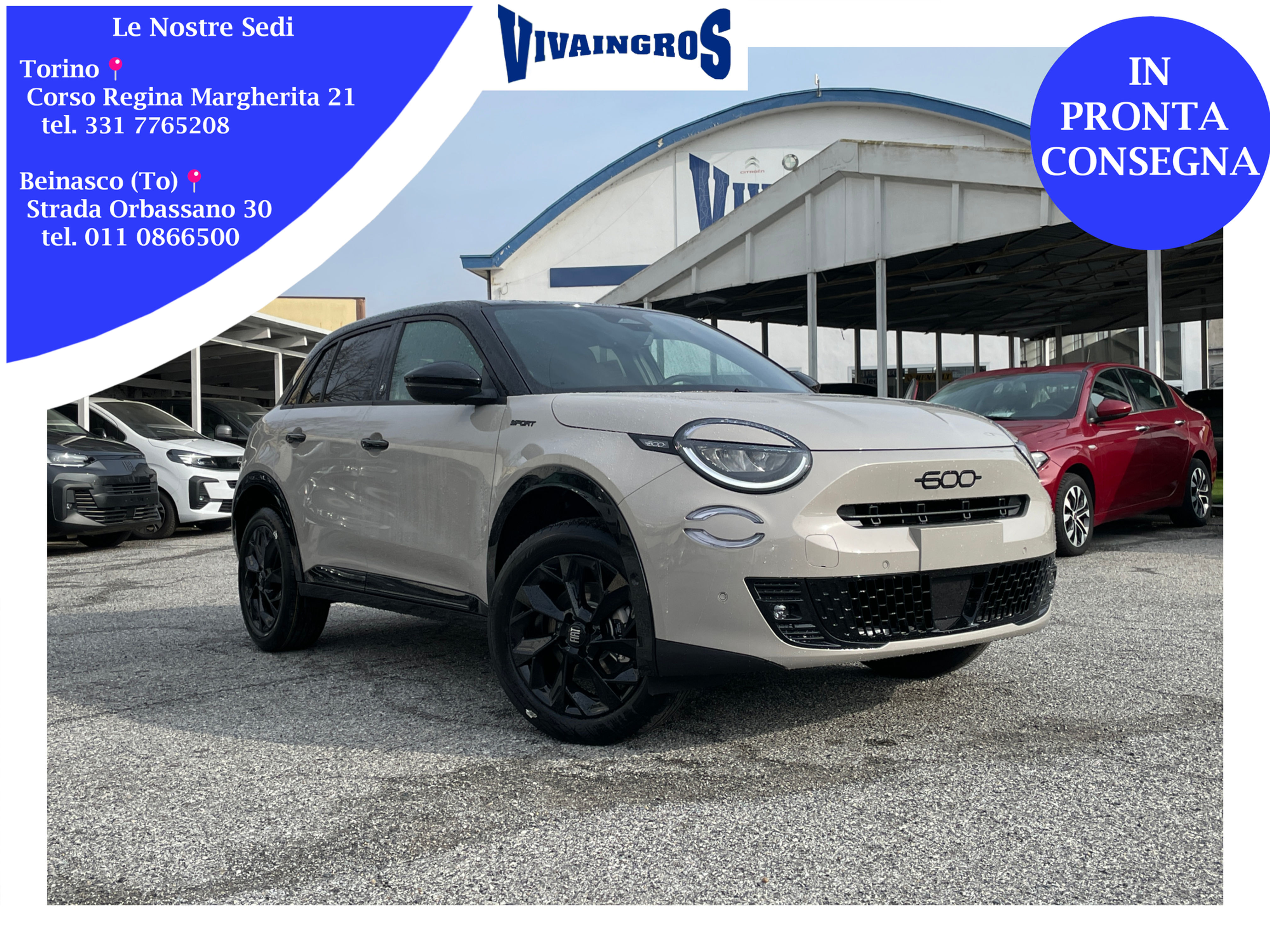 FIAT 600 1.2 Hybrid 110CV Sport Edizione Milano Cortina