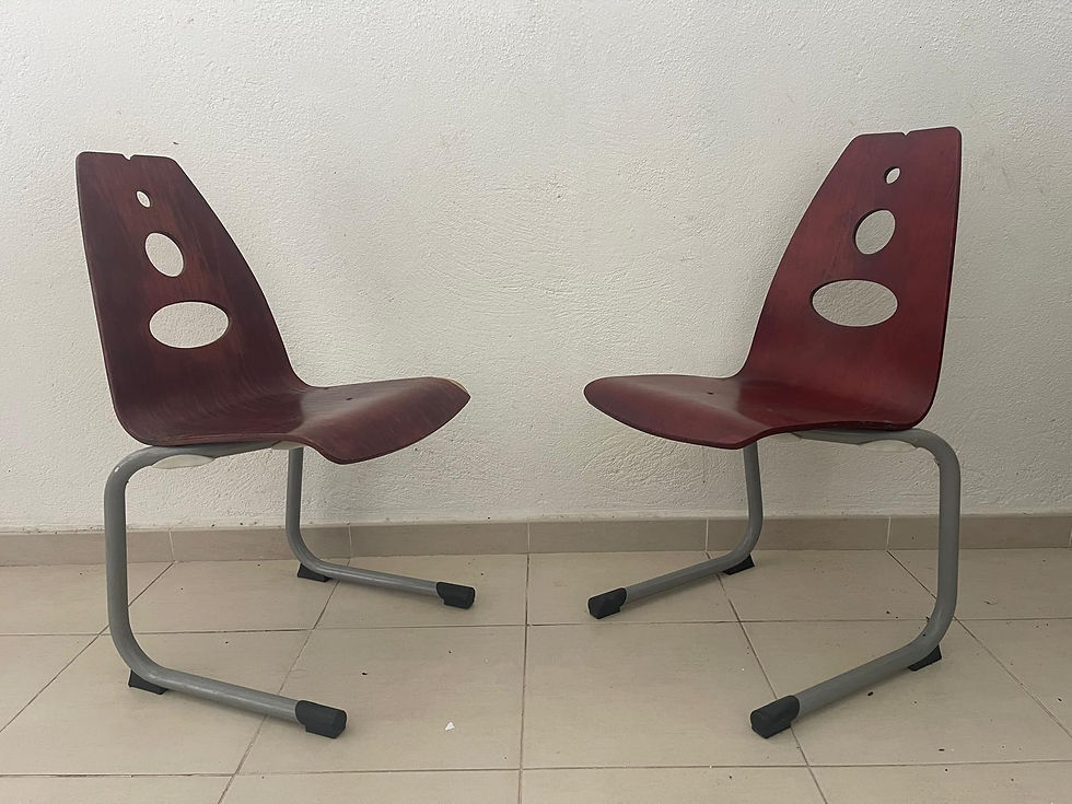 Chaise visiteur bois design