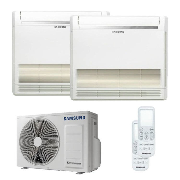 Miniatura: Condizionatore Samsung console dual split 12000+12000 BTU inverter A+++ unità es