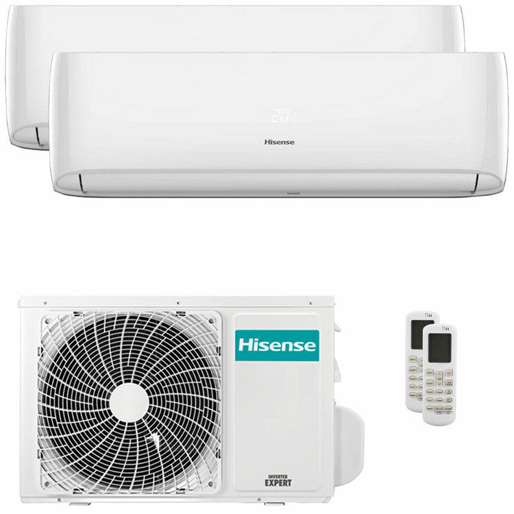 Miniatura: Condizionatore Hisense Hi-Comfort dual split 7000+9000 BTU inverter A++ wifi est