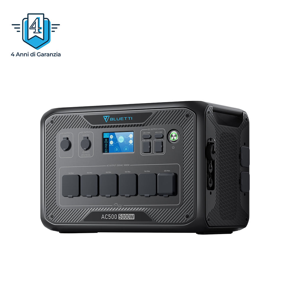 Thumbnail: BLUETTI AC500 + B300S Backup Domestico