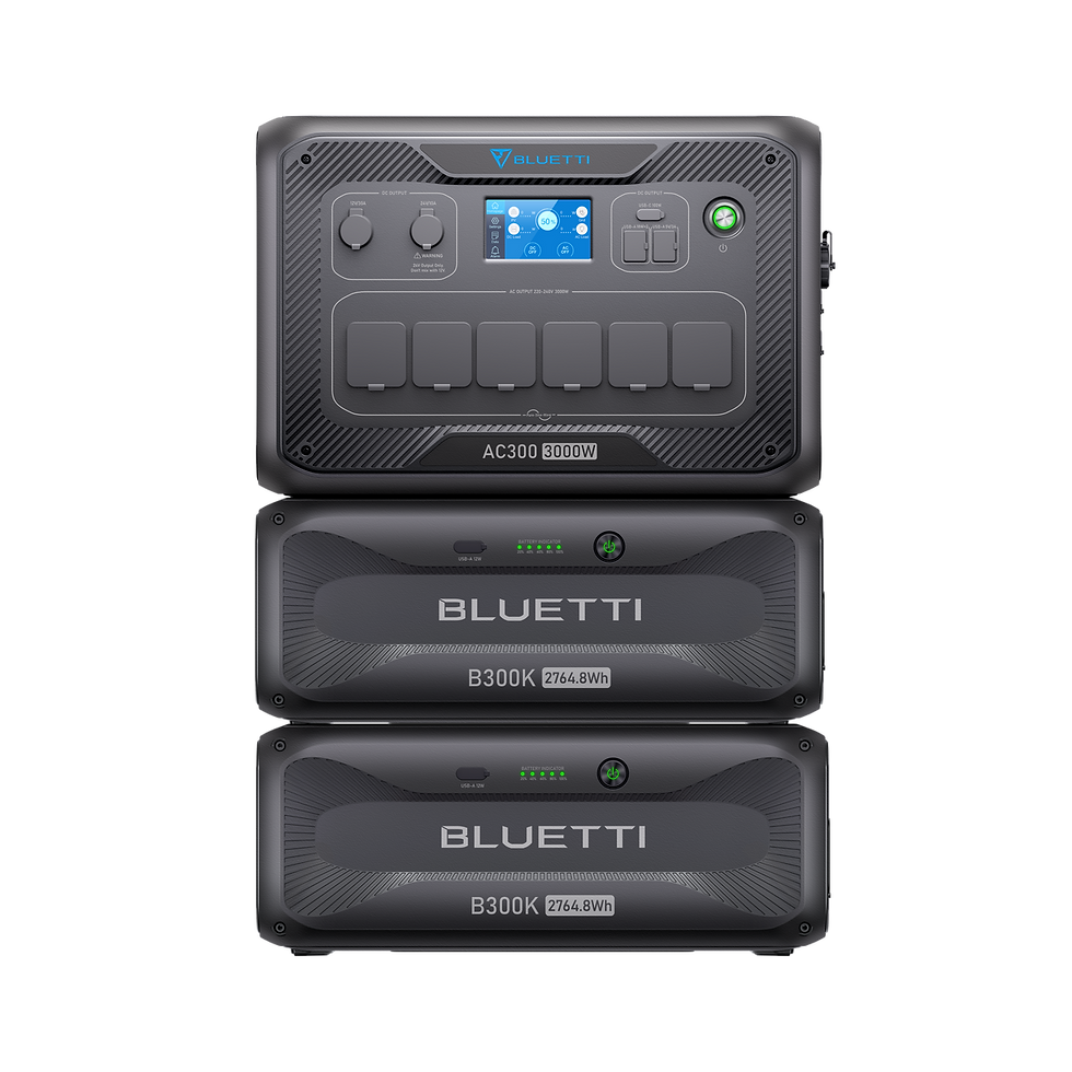 Thumbnail: BLUETTI AC300 + B300K Backup Domestico
