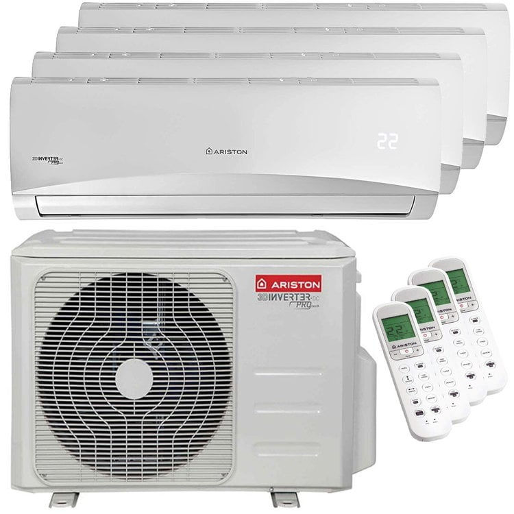 Miniatura: Condizionatore Ariston PRIOS R32 quadri split 12000+12000+12000+12000 BTU invert
