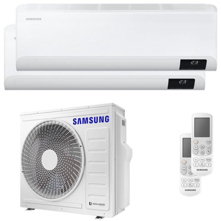 Miniatura: Condizionatore Samsung Cebu Wi-Fi dual split 18000+18000 BTU inverter A++ wifi u