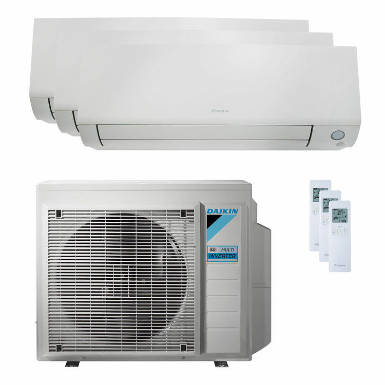 Miniatura: Condizionatore Daikin Perfera All Seasons trial split 7000+7000+15000 BTU invert