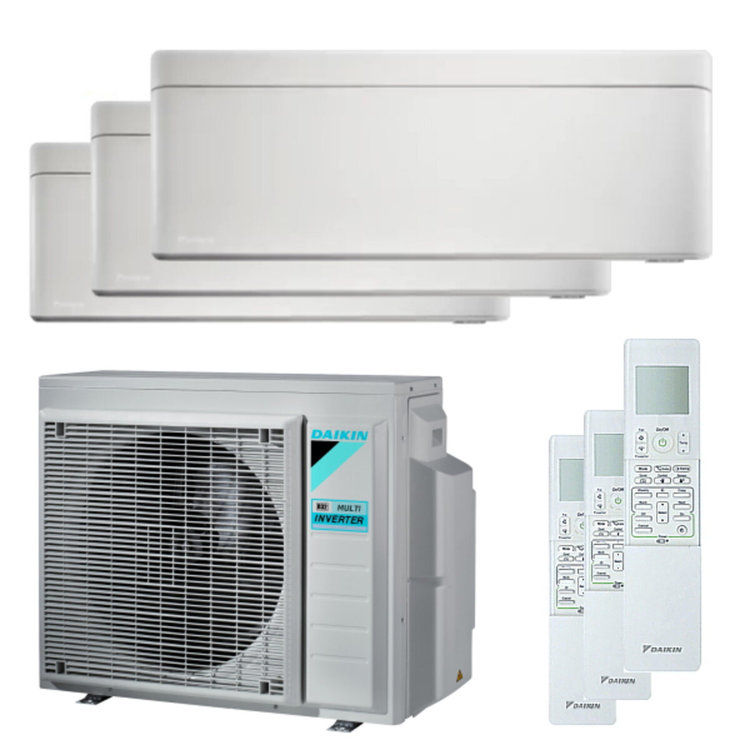 Miniatura: Condizionatore Daikin Stylish trial split 5000+5000+5000 BTU inverter A+++ wifi 