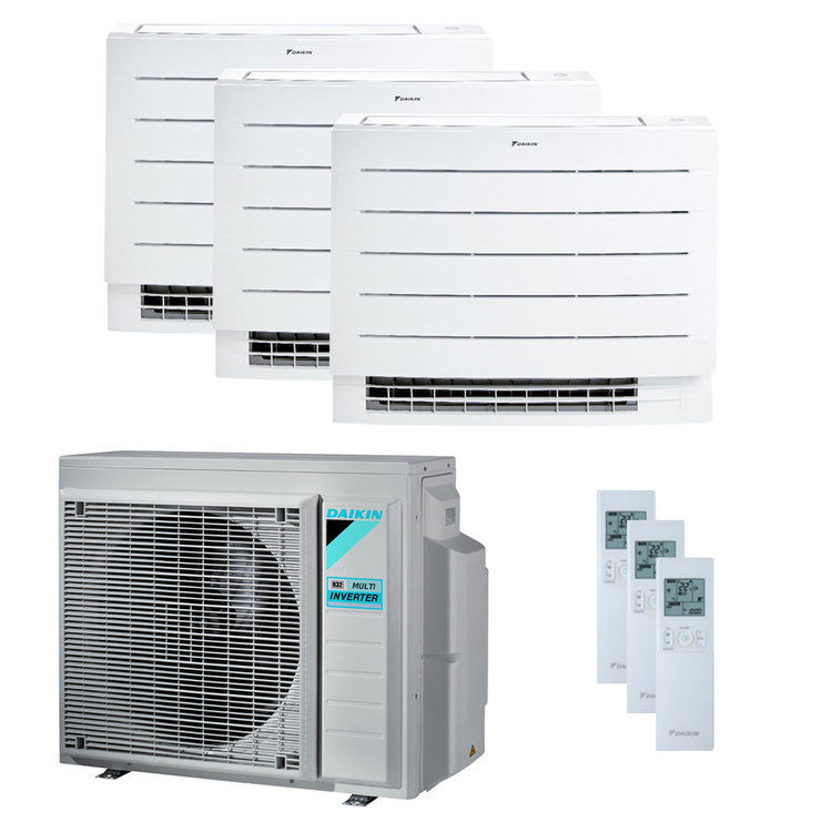 Miniatura: Condizionatore Daikin Perfera Floor trial split 7000+7000+9000 BTU inverter A+++
