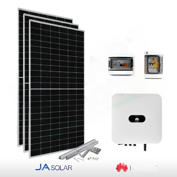 KIT FOTOVOLTAICO 3 KW JA SOLAR – HUAWEI PREDISPOSTO PER ACCUMULO (COMPLETO)