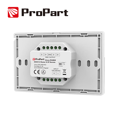 Miniatura: Telecomando RGB/RGBW 4 zone RF2.4G + DMX512 per scatola 503
