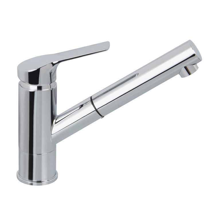 Miscelatore monoforo lavello Fima Carlo Frattini Serie 4 con doccia estraibile e