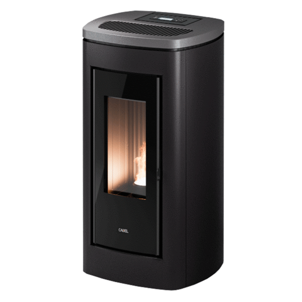 Stufa a pellet Cadel Eclipse Plus 11 10,5 kW ad aria canalizzata WiFi Antracite