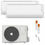 Miniatura: Condizionatore Clivet Cristallo 2 dual split 9000+18000 BTU inverter A+ wifi uni