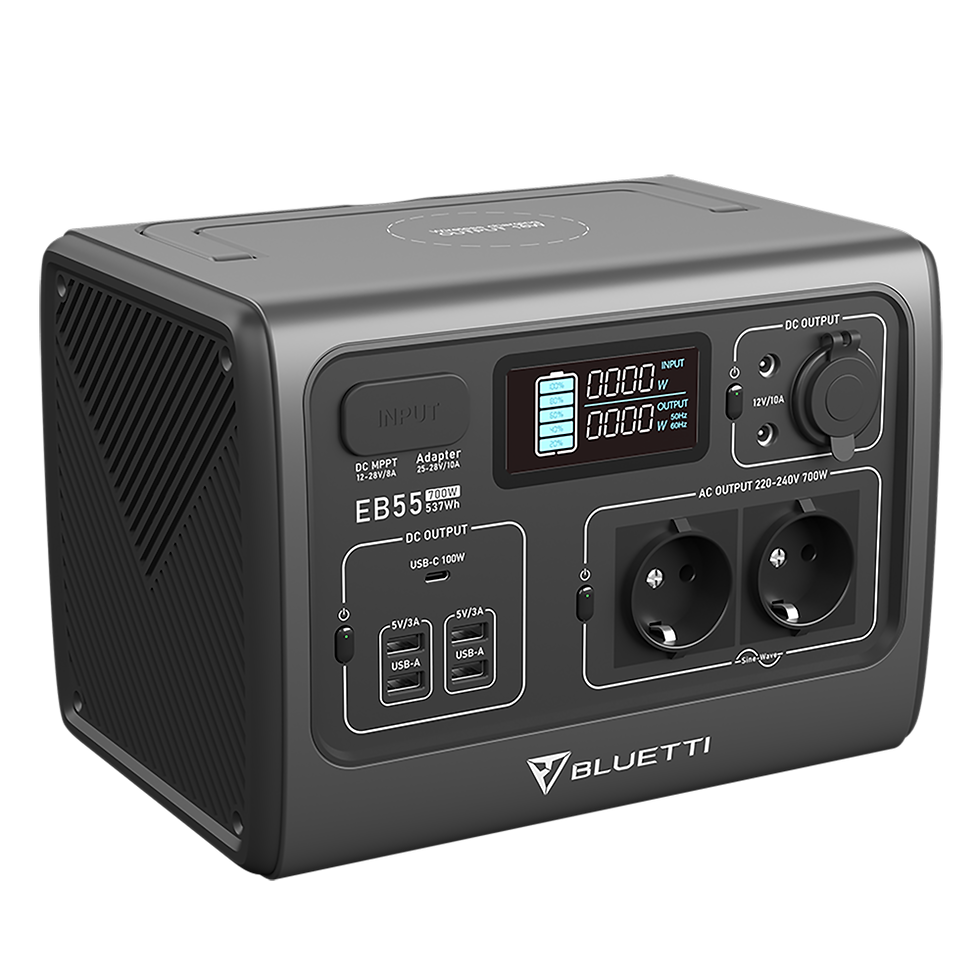 Thumbnail: BLUETTI EB55 Power Station Portatile | 700 W 537 Wh