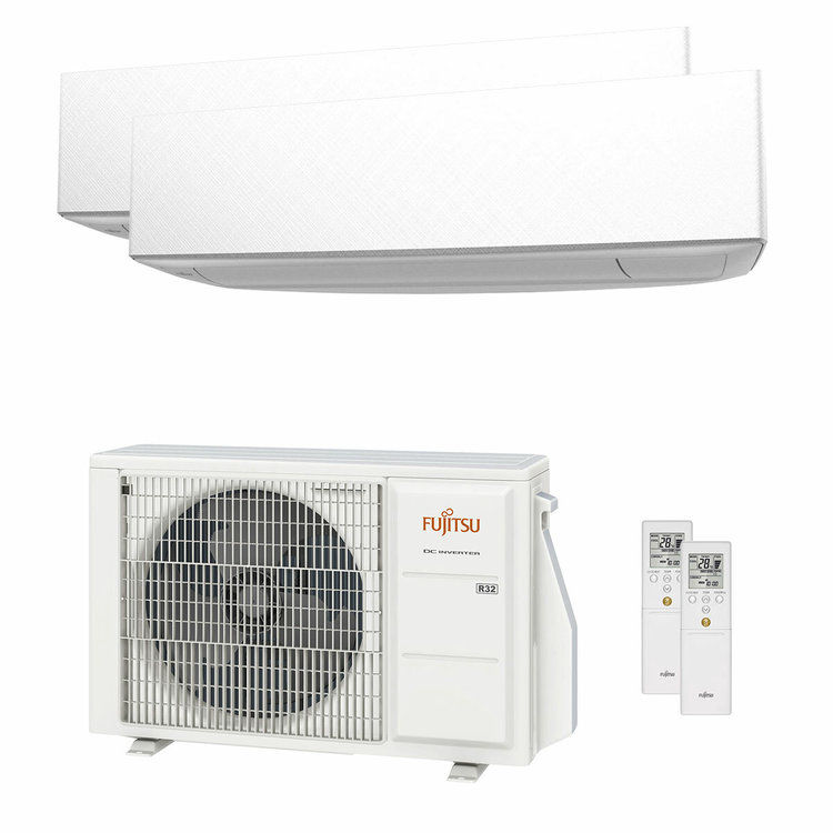 Miniatura: Condizionatore Fujitsu Serie KE WiFi dual split 7000+7000 BTU inverter A+++ wifi