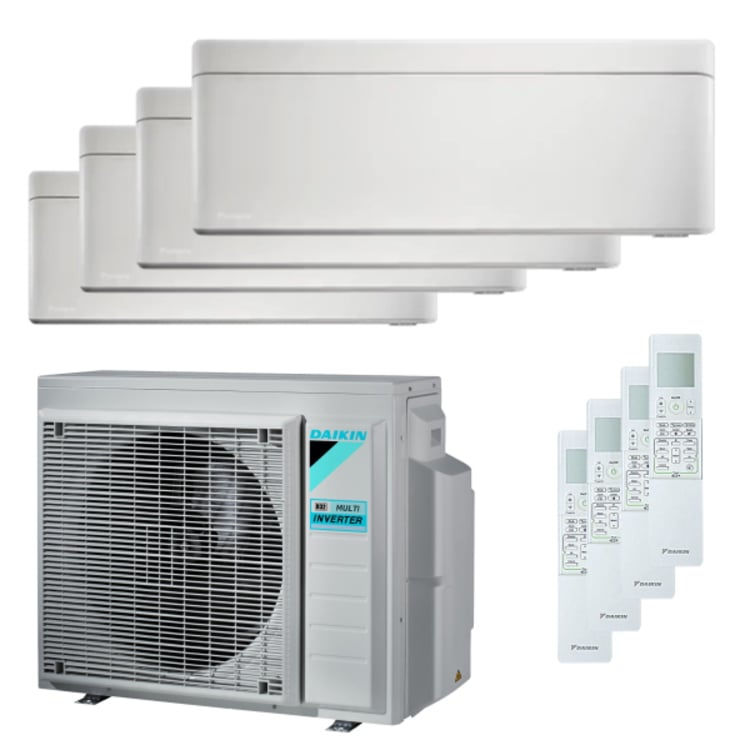 Miniatura: Condizionatore Daikin Stylish quadri split 5000+5000+7000+15000 BTU inverter A++