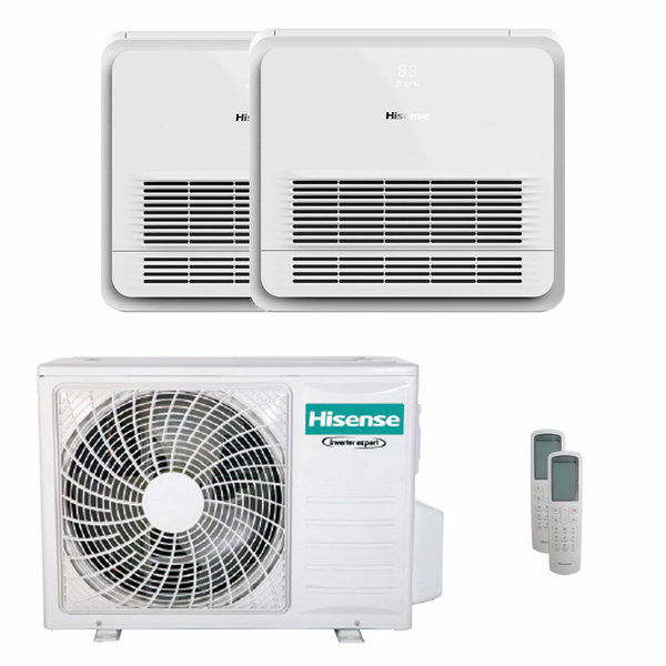 Condizionatore Hisense Console AKT dual split 12000+12000 BTU inverter A++ unità