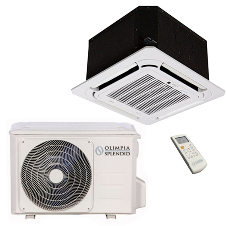 Miniatura: Condizionatore Olimpia Splendid Nexya s4 cassetta 4 vie 18000 BTU inverter A++