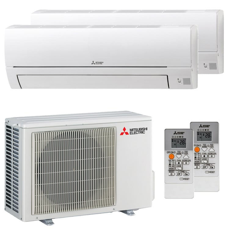 Miniatura: Condizionatore Mitsubishi Electric MSZ-HR dual split 9000+12000 BTU inverter A++