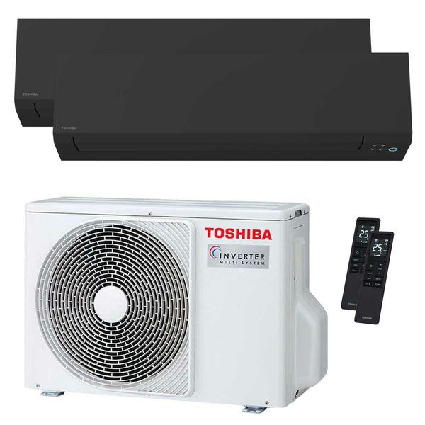 Condizionatore Toshiba SHORAI Edge Black dual split 9000+9000 BTU inverter A++ w