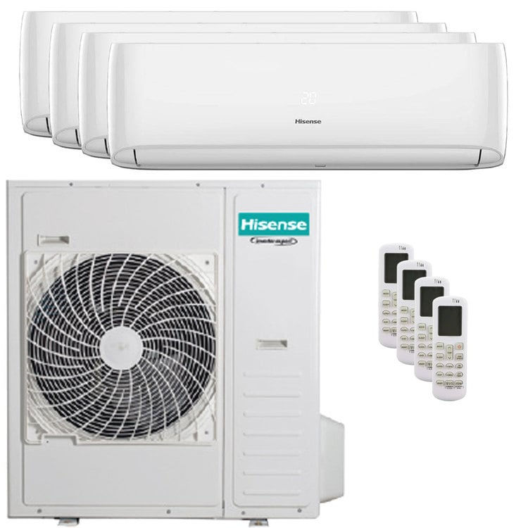 Miniatura: Condizionatore Hisense Hi-Comfort quadri split 7000+7000+18000+24000 BTU inverte