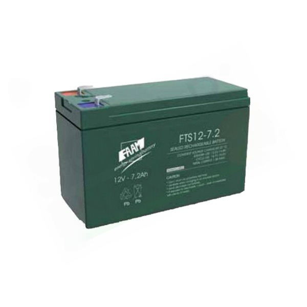 FAAM FTS12-7.2 – BATTERIA SOLARE ERMETICA AGM 7.2AH 12V