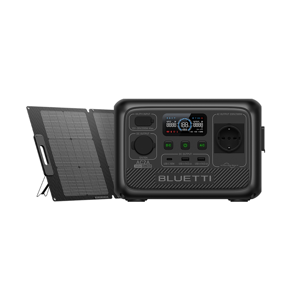 Thumbnail: BLUETTI AC2A power station portatile | 300 W 204,8 Wh