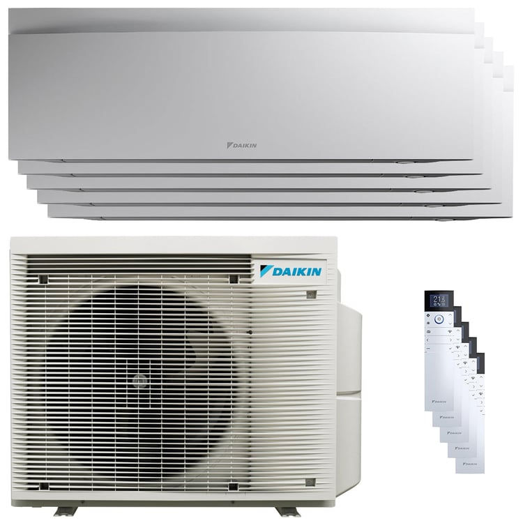 Miniatura: Condizionatore Daikin Emura 3 penta split 7000+7000+7000+7000+7000 BTU inverter 