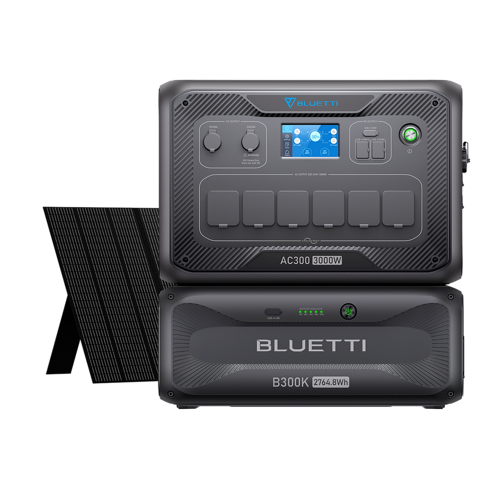 Thumbnail: BLUETTI AC300 + B300K Backup Domestico