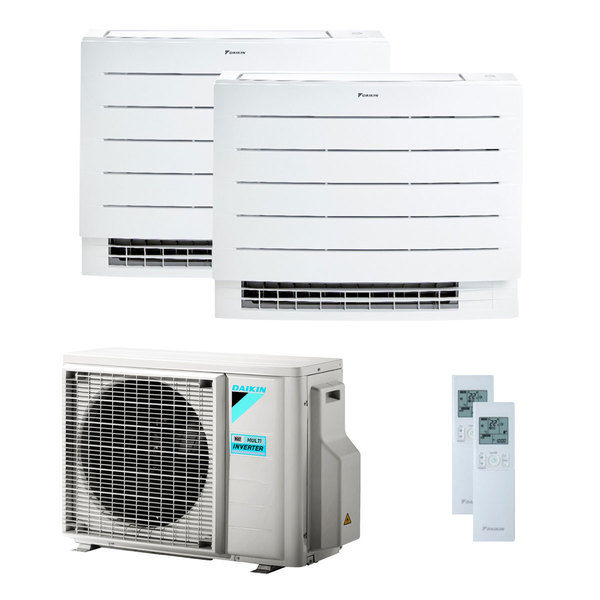 Condizionatore Daikin Perfera Floor dual split 7000+12000 BTU inverter A++ wifi 