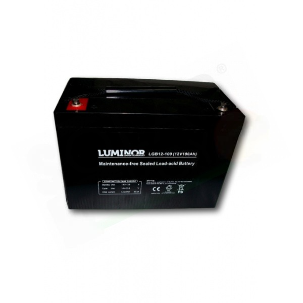 LUMINOR LGB12-100 – BATTERIA SOLARE AGM 12V 100AH