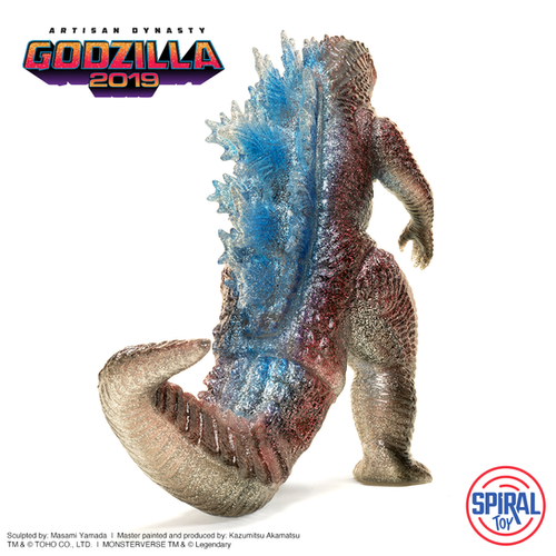 SPIRALTOYゴジラ2019ラメ入りソフビ 第一期　北米限定販売 Artisan Dynasty: Godzilla 2019 001 | Spiral Toy