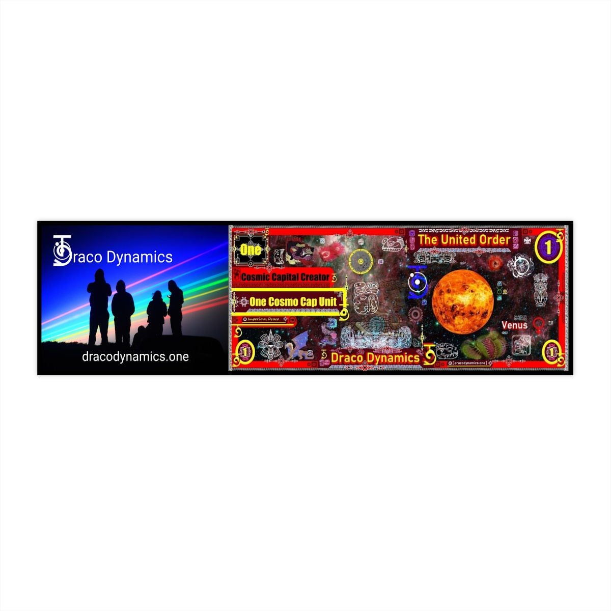 (Venus) Red Draco Units Bumper Sticker