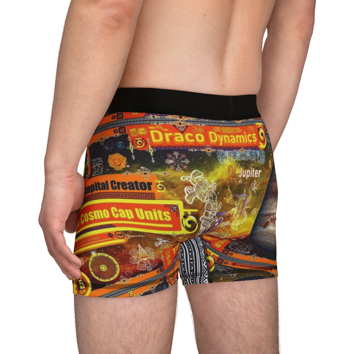 (Jupiter) Orange, Draco Unit, Men's Boxers
