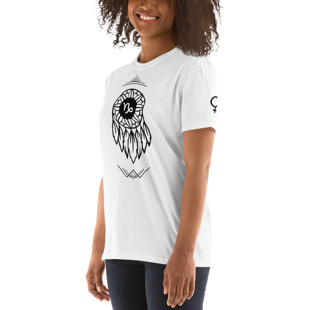 Draco Duality Capricorn Dreamcatcher, Short-Sleeve Unisex T-Shirt
