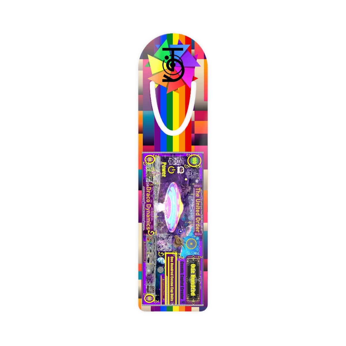 Purple Rainbow (Power) Draco Unit, Bookmark