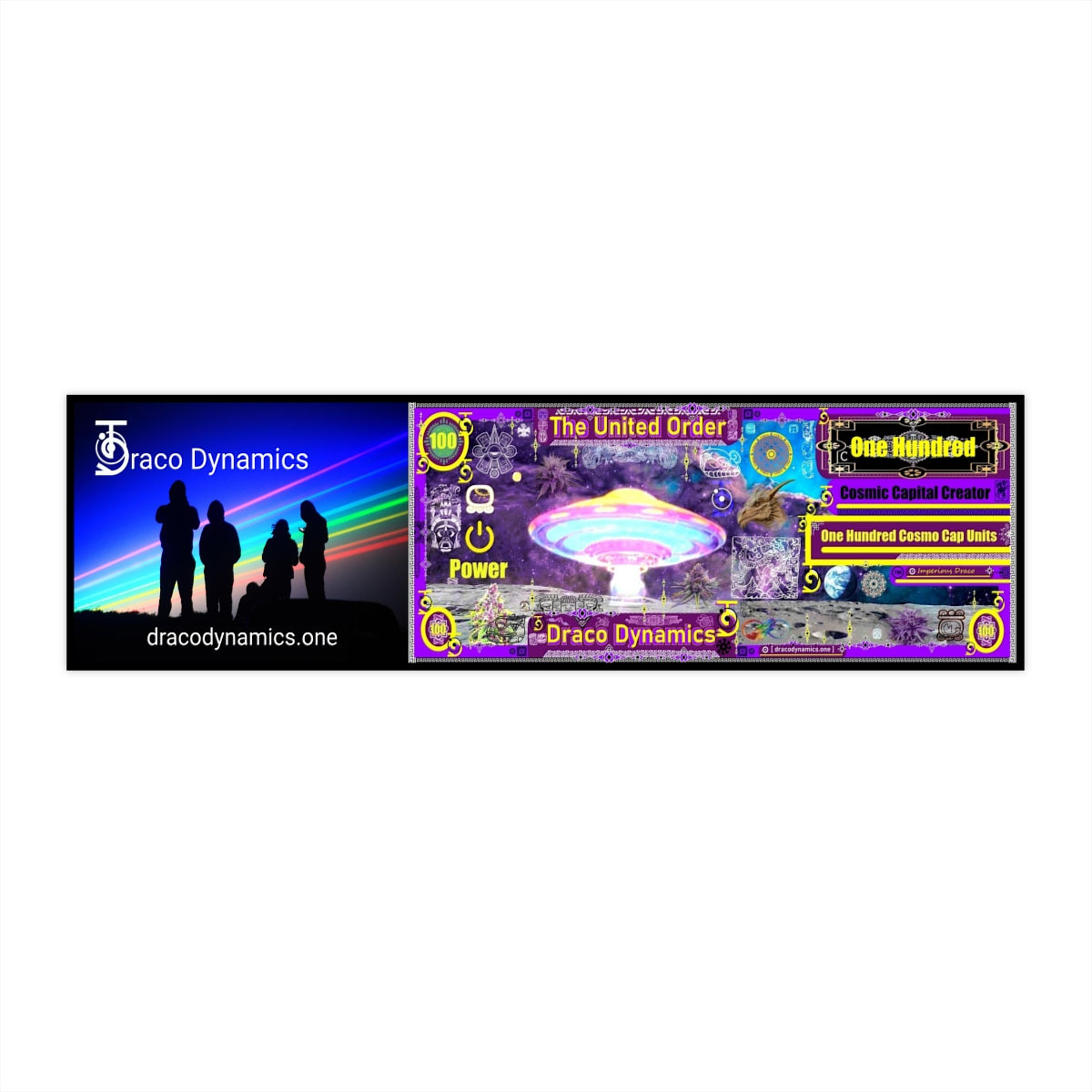 (Power) Purple Draco Units Bumper Sticker 
