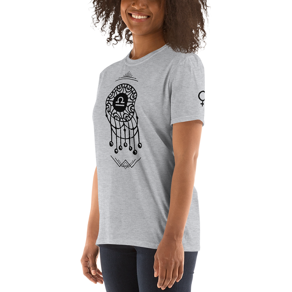 Draco Duality Libra Dreamcatcher, Short-Sleeve Unisex T-Shirt
